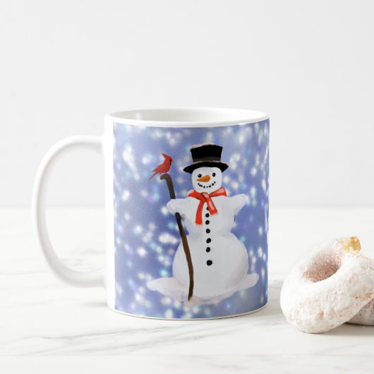 Snowman Kaffeetasse (Mit Donut)