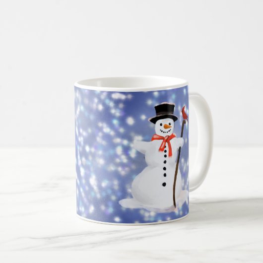 Snowman Kaffeetasse (VorderseiteRechts)