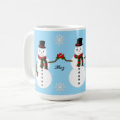 snowman kaffeetasse (Vorderseite Links)