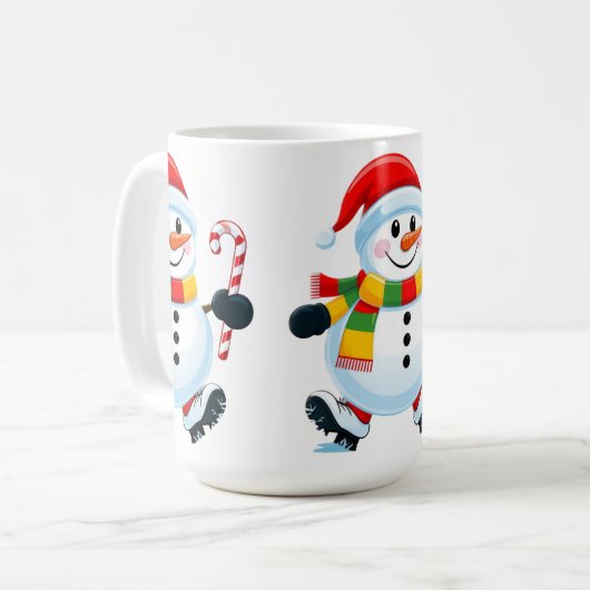 Snowman Kaffeetasse (Vorderseite Links)