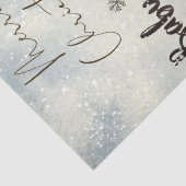 Snowman Kariert Winter Weihnachtsgebäck Seidenpapier (Detail)