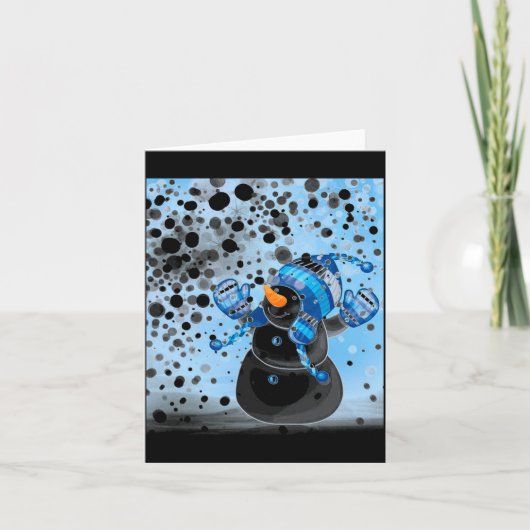 Snowman  karte (Vorderseite)