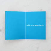 Snowman Karte (Innenseite)