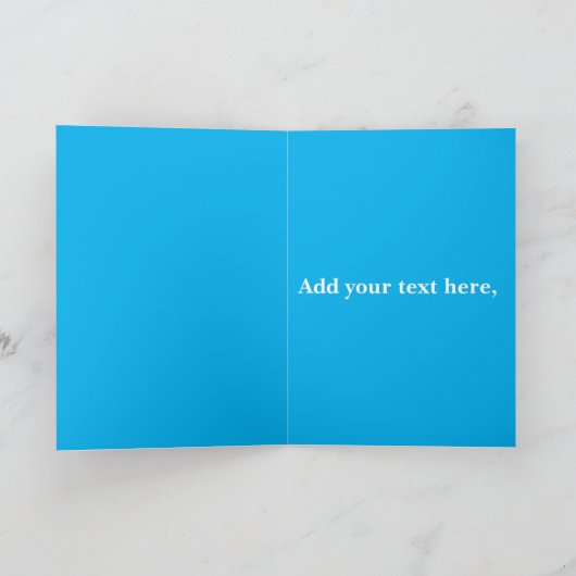 Snowman Karte (Innenseite)