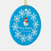 Snowman Keramik Decoration Ornament (Rechts)