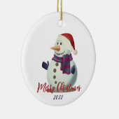Snowman Keramik Ornament (Rechts)