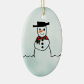 Snowman Keramik Ornament (Rechts)