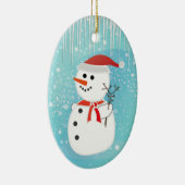 Snowman Keramik Ornament (Rechts)