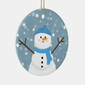 Snowman Keramik Ornament (Rechts)
