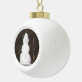 Snowman Keramik Ornament (Rechts)