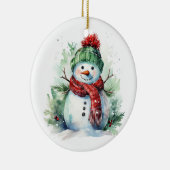 Snowman Keramik Ornament (Rechts)