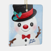 Snowman Keramik Ornament (Rechts)