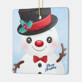 Snowman Keramik Ornament (Links)