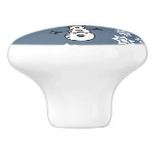 Snowman Keramikknauf (Seitenansicht)