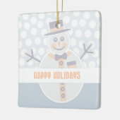 Snowman Keramikornament (Links)