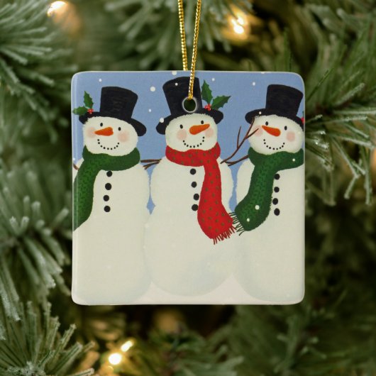 Snowman Keramikornament (Baum)