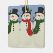 Snowman Keramikornament (Links)