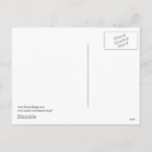 SNOWMAN & KIDS VON SHARON SHARPE FEIERTAGSPOSTKARTE (Rückseite)