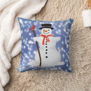 Snowman Kissen
