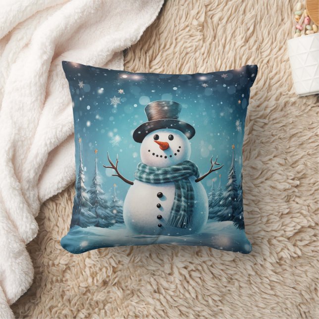 Snowman Kissen (Decke)