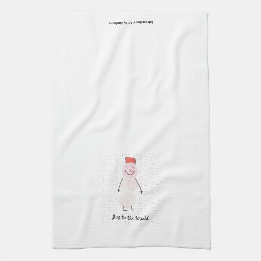 Snowman Kitchen Towel Geschirrtuch (Vertikal)