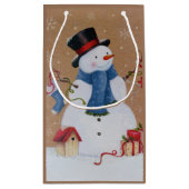 Snowman Kleine Geschenktüte (Rückseite)