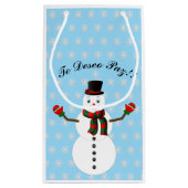 snowman kleine geschenktüte (Rückseite)