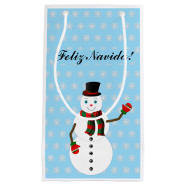 snowman kleine geschenktüte