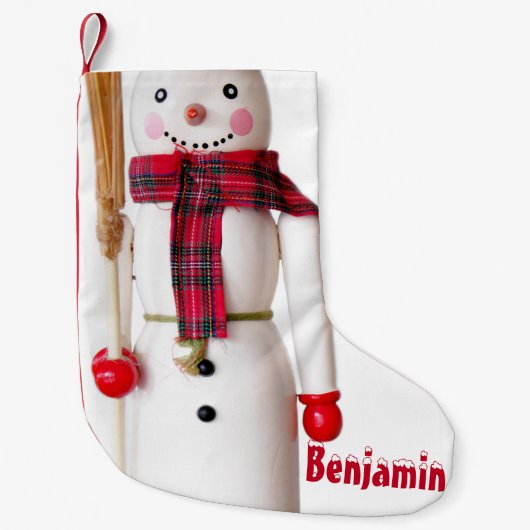 Snowman Kleiner Weihnachtsstrumpf (Vorderseite)