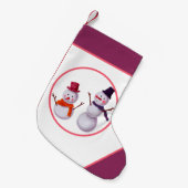 Snowman Kleiner Weihnachtsstrumpf (Vorderansicht (hängend))