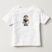 Snowman-Kleinkind-T-Shirt Kleinkind T-shirt (Vorderseite)