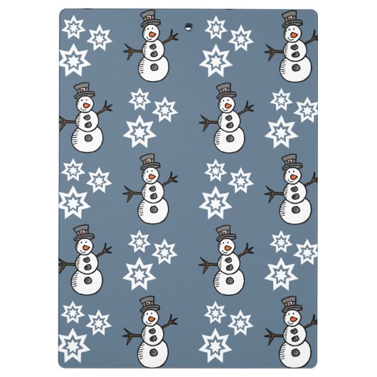 Snowman Klemmbrett (Rückseite)