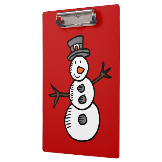 Snowman Klemmbrett (Links)