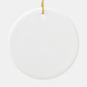 Snowman-Klempner-Verzierung personalisiert Keramik Ornament (Hinten)