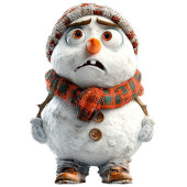 Snowman Kraft Gift Tags Geschenkanhänger