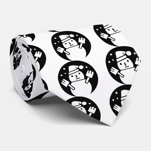 Snowman Krawatte (Gerollt)