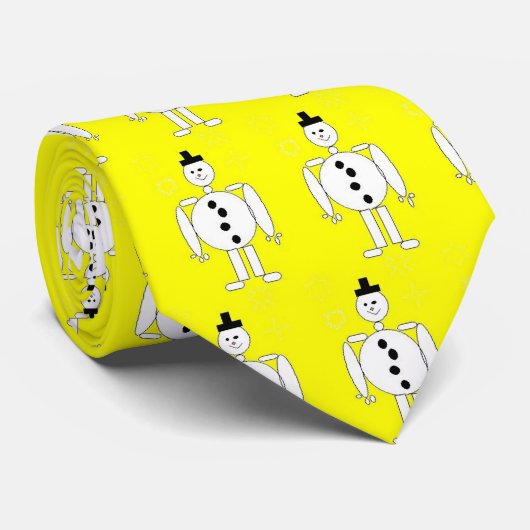 Snowman Krawatte (Gerollt)