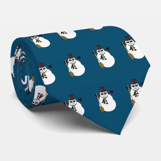Snowman Krawatte (Gerollt)