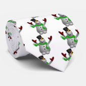 Snowman Krawatte (Gerollt)
