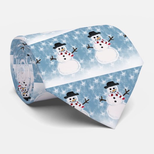 Snowman-Krawatte Krawatte (Gerollt)