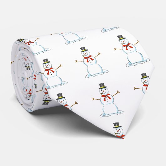 Snowman-Krawatte Krawatte (Gerollt)