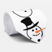 Snowman-Krawatte Krawatte (Gerollt)