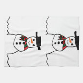 Snowman Küchentuch (Horizontal)