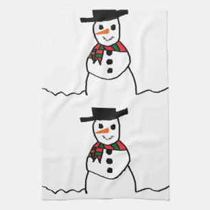 Snowman Küchentuch