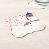 Snowman-kundenspezifische Klammer-Untersetzer Untersetzer (angewinkelt)