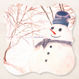 Snowman-kundenspezifische Klammer-Untersetzer Untersetzer