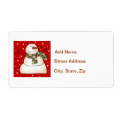 Snowman Labels (Vorne)