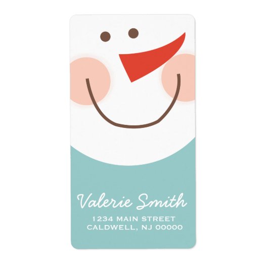 Snowman Labels | Urlaub (Vorne)