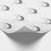 Snowman Lächeln Geschenkpapier (Ecke)