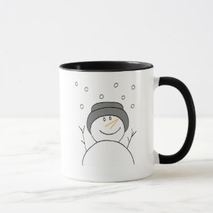 Snowman Lächeln Tasse